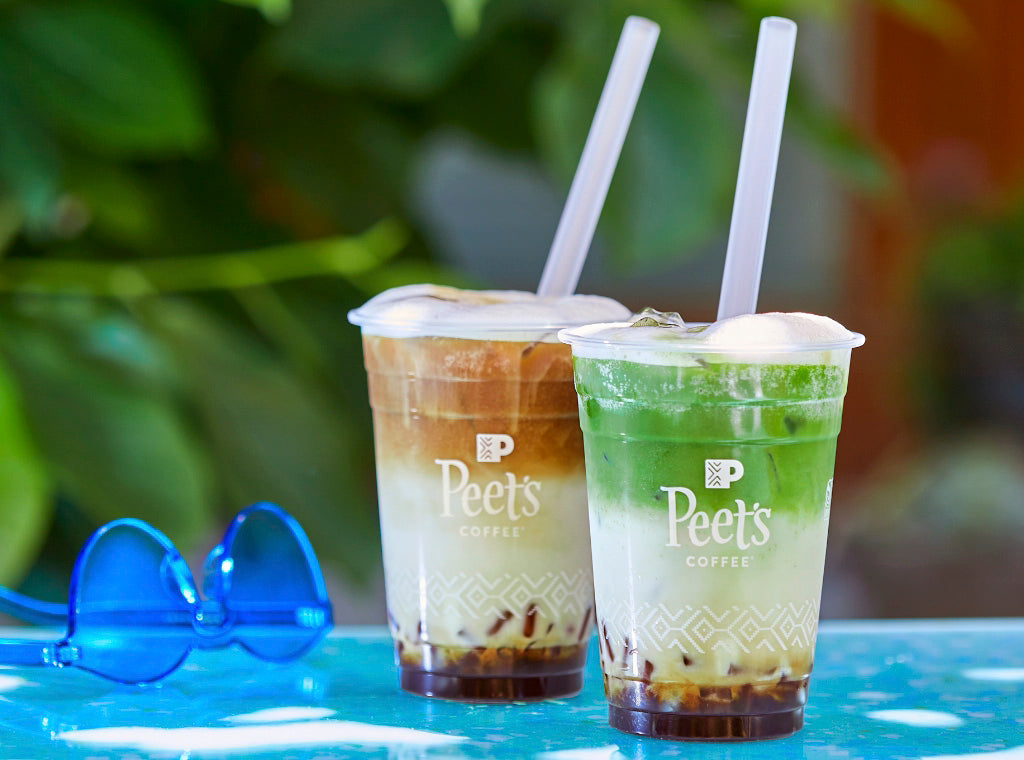 Inspired by Taiwanese bubble tea, Peet's Brown Sugar Jelly perfectly complements Peet's Cold Brew and our Iced Matcha Oat Latte